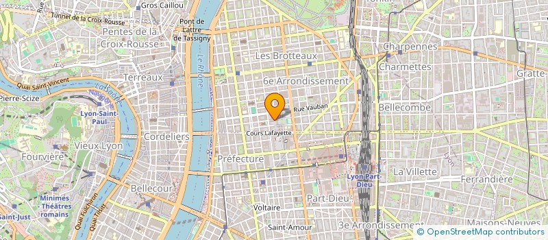 localisation de l'entreprise SCI MONTPLAISIR 23.29  LYON