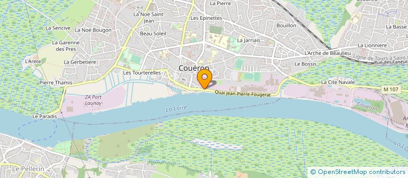 localisation de l'entreprise SCI MONTPLAISIR DE LA JANVRAIE  COUERON