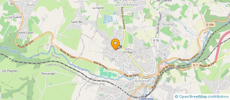 localisation de l'entreprise SCI MONTPLOMB  LENTILLY