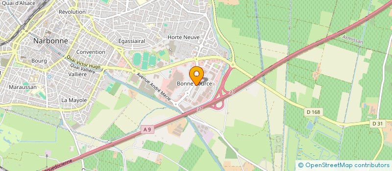localisation de l'entreprise SCI MONTPON BRION NORD à NARBONNE