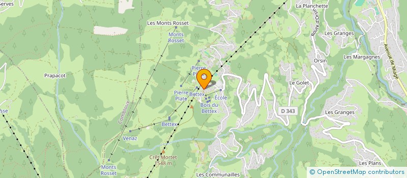 localisation de l'entreprise SCI MONTRACHET  SAINT-GERVAIS-LES-BAINS