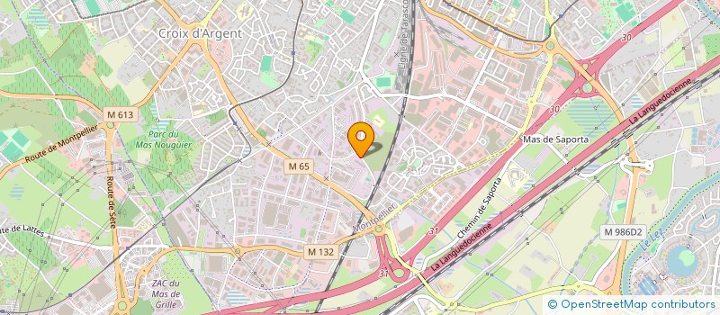 localisation de l'entreprise SCI MONTRAIN à MONTPELLIER