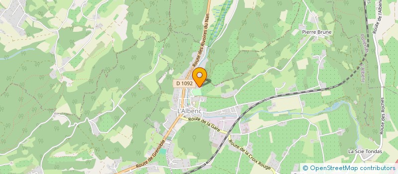 localisation de l'entreprise SCI MONTRAVEL  L'ALBENC