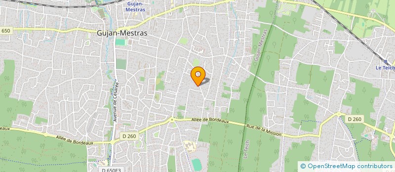 localisation de l'entreprise SCI MONTREAL  GUJAN-MESTRAS