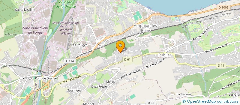 localisation de l'entreprise SCI MONTREARLES  PUBLIER