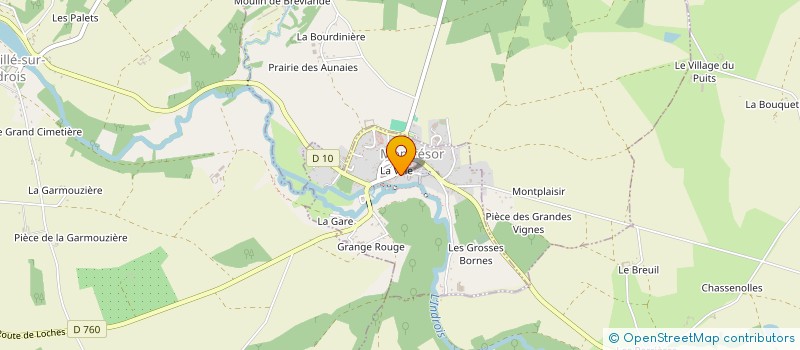 localisation de l'entreprise SCI MONTRESOR à MONTRESOR
