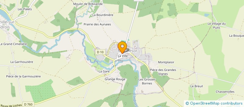 localisation de l'entreprise SCI MONTRESOR K.F. à MONTRESOR