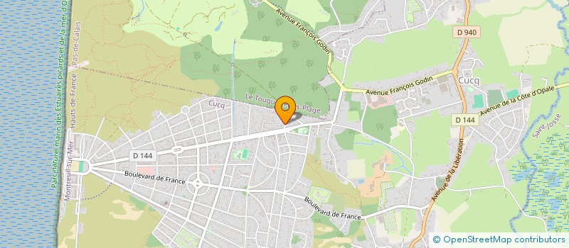 localisation de l'entreprise SCI MONTREUIL à CUCQ