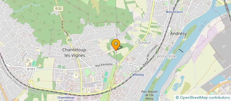 localisation de l'entreprise SCI MONTREUIL  CHANTELOUP-LES-VIGNES