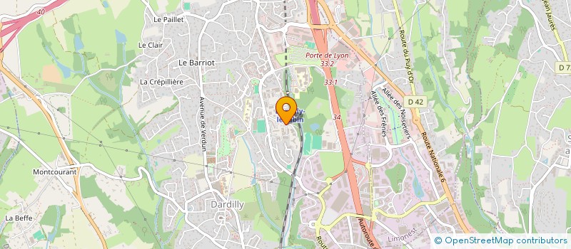 localisation de l'entreprise SCI MONTRIBLOUD  DARDILLY