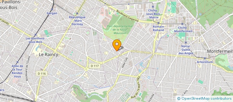 localisation de l'entreprise SCI MONTRICHARD 4B 2C à CLICHY-SOUS-BOIS