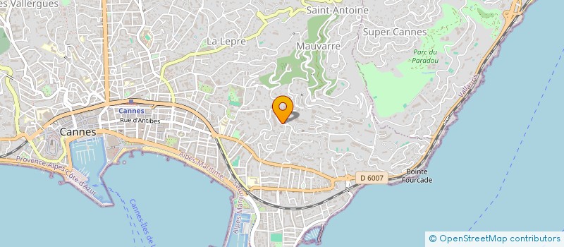 localisation de l'entreprise SCI MONTROUGE à CANNES