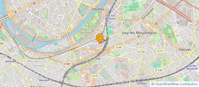 localisation de l'entreprise SCI MONTROUGE CARVES GINOUX à ISSY-LES-MOULINEAUX