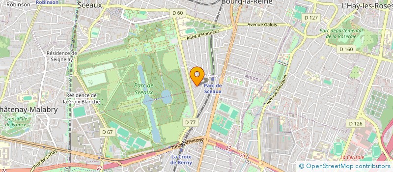 localisation de l'entreprise SCI MONTROUGIENNE à ANTONY