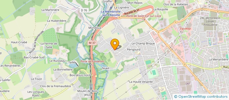 localisation de l'entreprise SCI MONTS à SAINT-CYR-SUR-LOIRE
