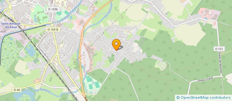 localisation de l'entreprise SCI MONTS DES BRUYERES  SAINT-AMAND-LES-EAUX