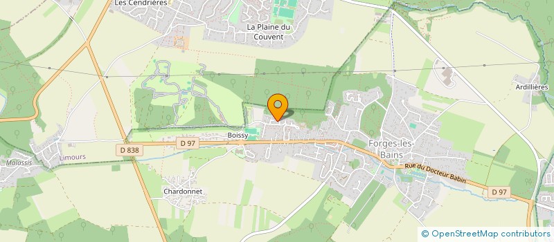 localisation de l'entreprise SCI MONTS ET VALLEES  FORGES-LES-BAINS