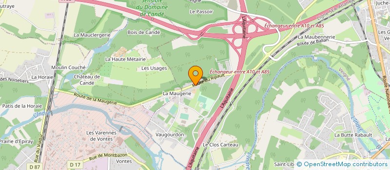 localisation de l'entreprise SCI MONTSBAT à VEIGNE