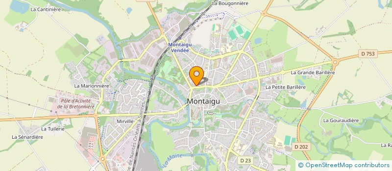 localisation de l'entreprise SCI MONTSERRAT à MONTAIGU-VENDEE
