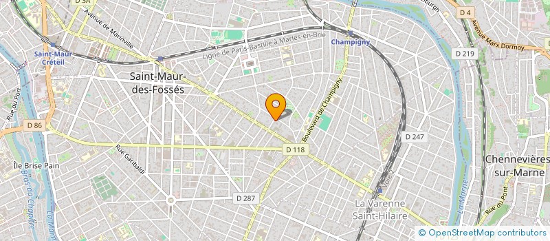 localisation de l'entreprise SCI MONTSERRAT à SAINT-MAUR-DES-FOSSES