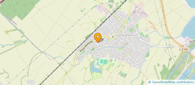 localisation de l'entreprise SCI MONTSOREAU  GAMBSHEIM
