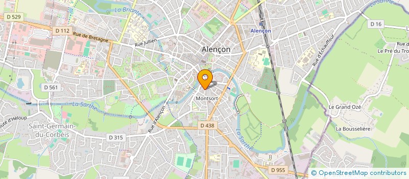 localisation de l'entreprise SCI MONTSORT FC à ALENCON