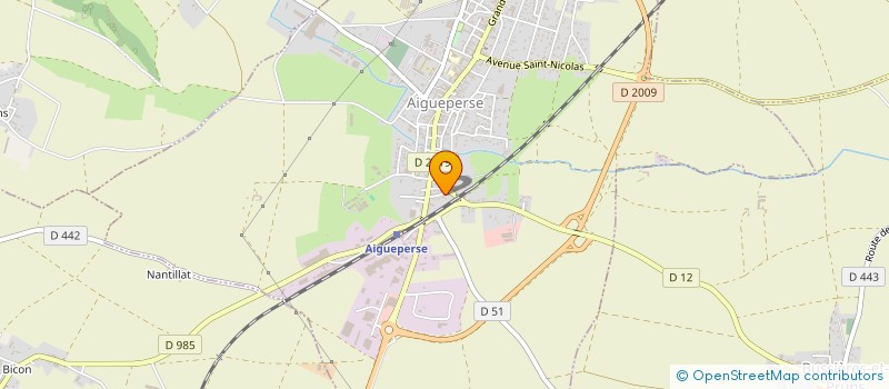 localisation de l'entreprise SCI MONTUSSANG 2020  AIGUEPERSE