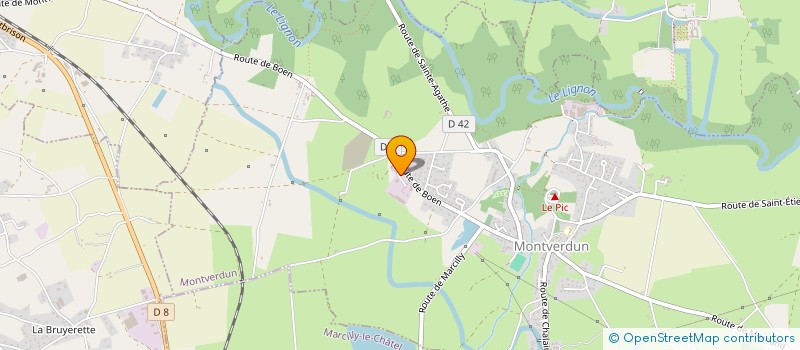 localisation de l'entreprise SCI MONTVERDUN  MONTVERDUN