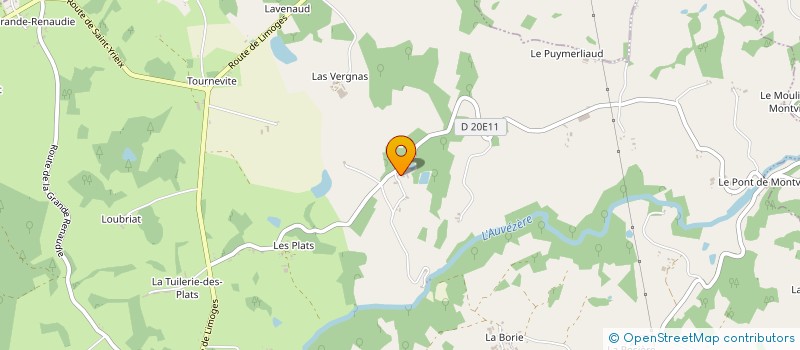 localisation de l'entreprise SCI MONTVILLOISE  LUBERSAC