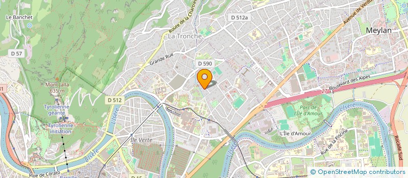 localisation de l'entreprise SCI MONTY  LA TRONCHE