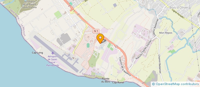localisation de l'entreprise SCI MONVAPIERRE à SAINT-PIERRE