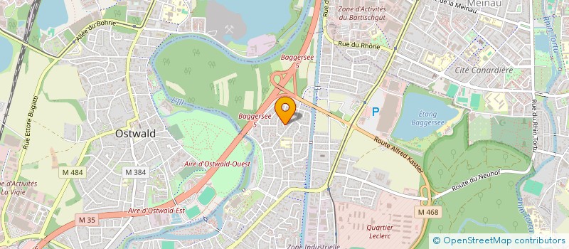 localisation de l'entreprise SCI MONVER  ILLKIRCH-GRAFFENSTADEN