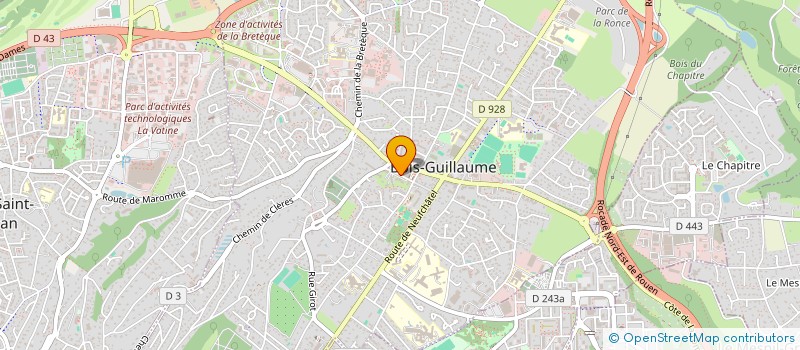 localisation de l'entreprise SCI MONVILLE-DELACROIX à BOIS-GUILLAUME