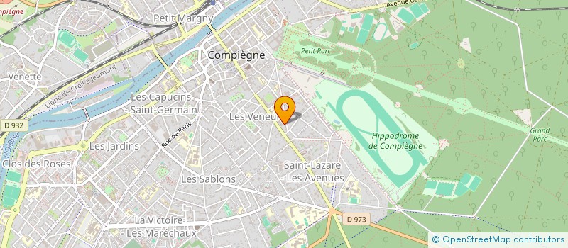 localisation de l'entreprise SCI MONY  COMPIEGNE