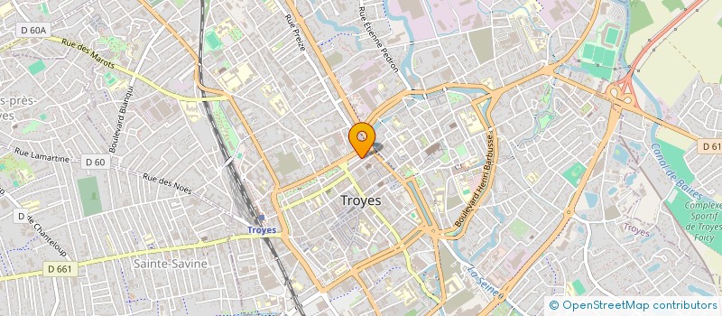 localisation de l'entreprise SCI MONY à TROYES