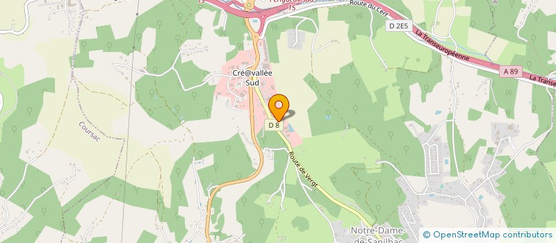 localisation de l'entreprise SCI MONYVES à SANILHAC
