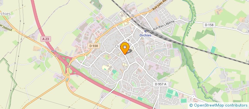 localisation de l'entreprise SCI MONZAK  ORCHIES