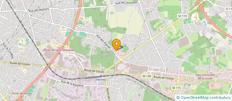 localisation de l'entreprise SCI MONZIE BEAULIEU  BASSE-GOULAINE