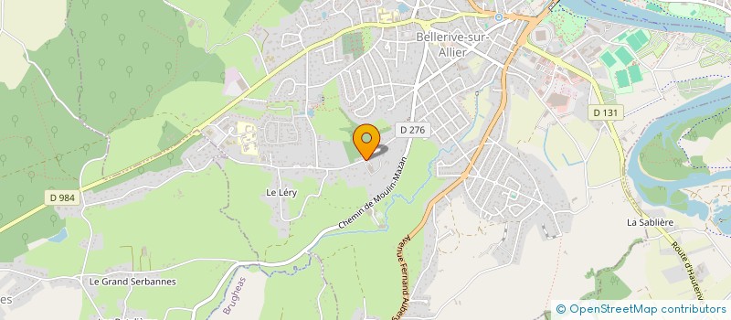 localisation de l'entreprise SCI MONZIERE  BELLERIVE-SUR-ALLIER