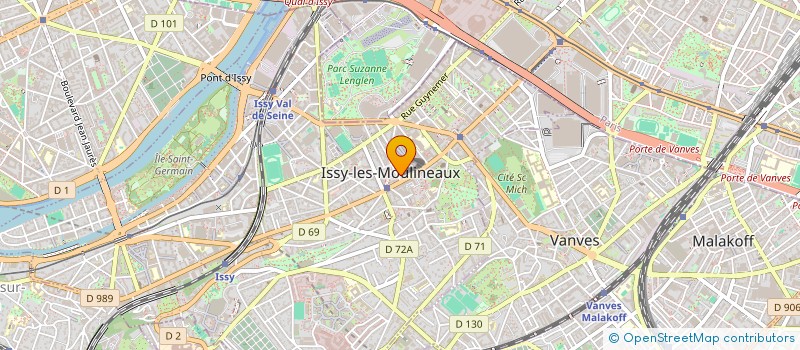 localisation de l'entreprise SCI MOOC à ISSY-LES-MOULINEAUX
