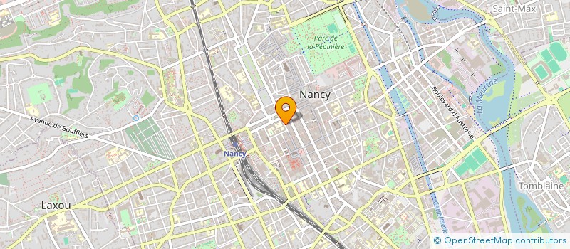 localisation de l'entreprise SCI MOOD  NANCY