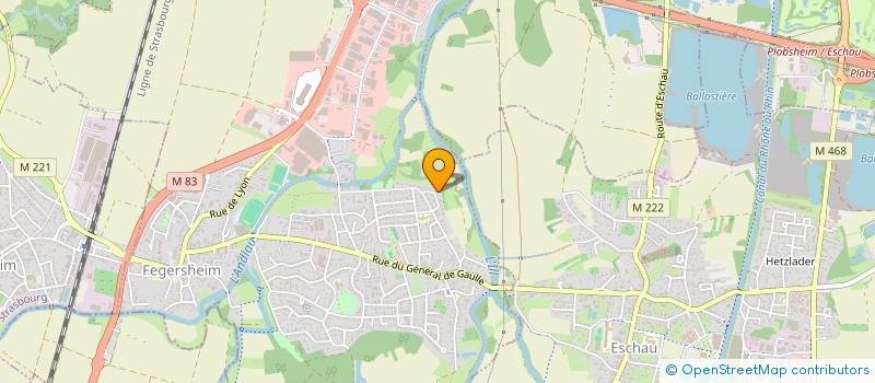 localisation de l'entreprise SCI MOOGLI  FEGERSHEIM