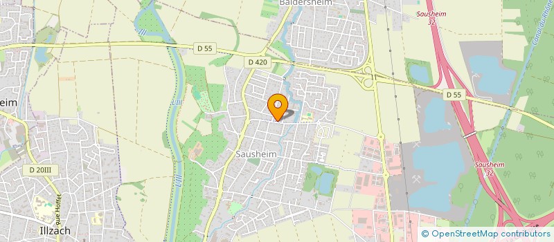 localisation de l'entreprise SCI MOOKAITE  SAUSHEIM