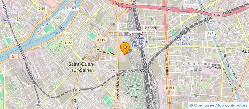 localisation de l'entreprise SCI MOOKIE à SAINT-OUEN-SUR-SEINE