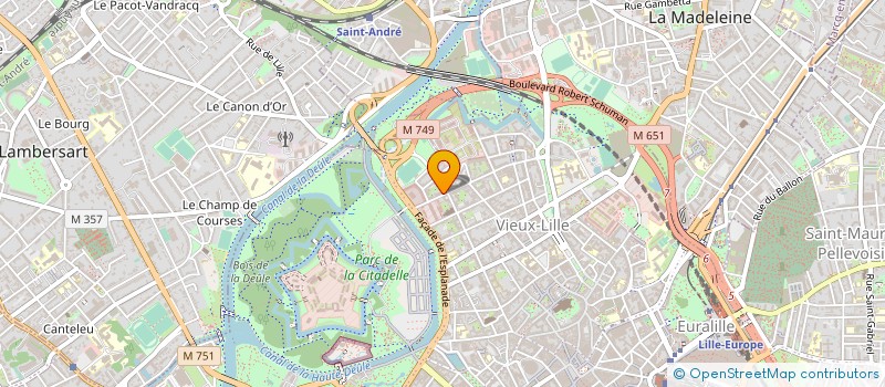 localisation de l'entreprise SCI MOON à LILLE