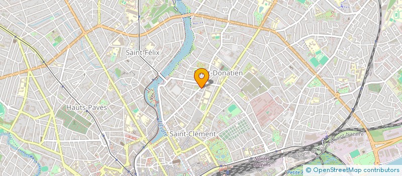 localisation de l'entreprise SCI MOON  NANTES