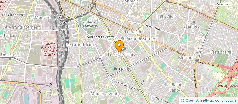 localisation de l'entreprise SCI MOON RIVER  LYON