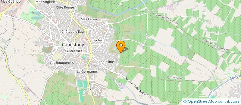 localisation de l'entreprise SCI MOOREA  CABESTANY