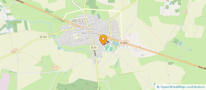 localisation de l'entreprise SCI MOOREA  VAL D'ERDRE-AUXENCE