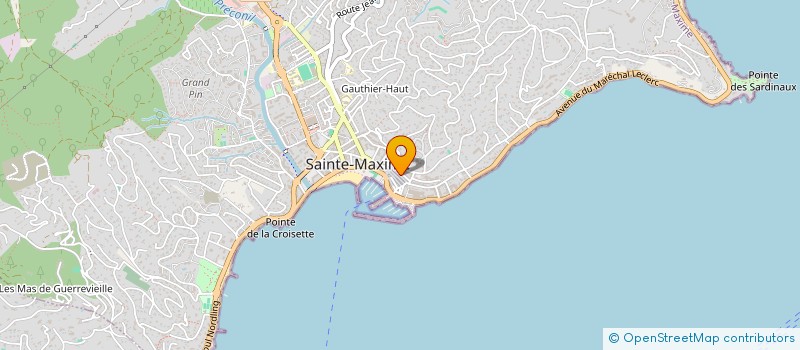 localisation de l'entreprise SCI MOOREA à SAINTE-MAXIME